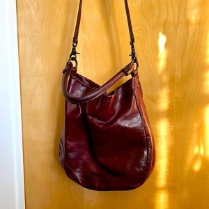 Frye Leather Melissa Hobo Bag